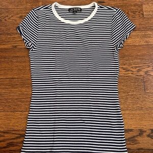 J Crew striped short sleeve